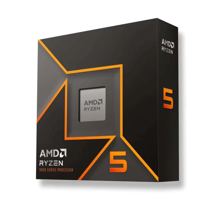 AMD Ryzen 5 9600X 6-Core 3.9GHz (5.4GHz Max Boost) Socket AM5 Processor - Cooler Required - RIG-100-100001405WOF
