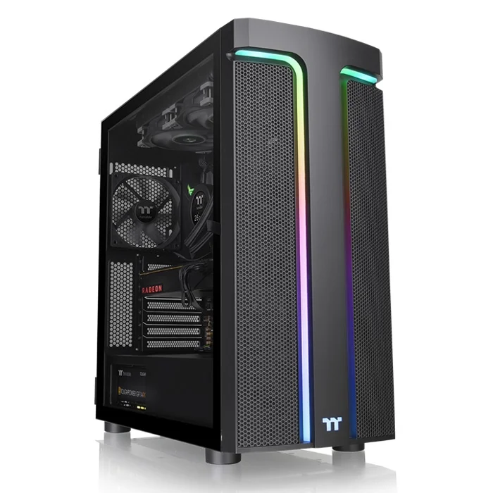 Thermaltake H590 Tempered Glass ARGB Mid Tower Chassis - RIG-CA-1X4-00M1WN-00