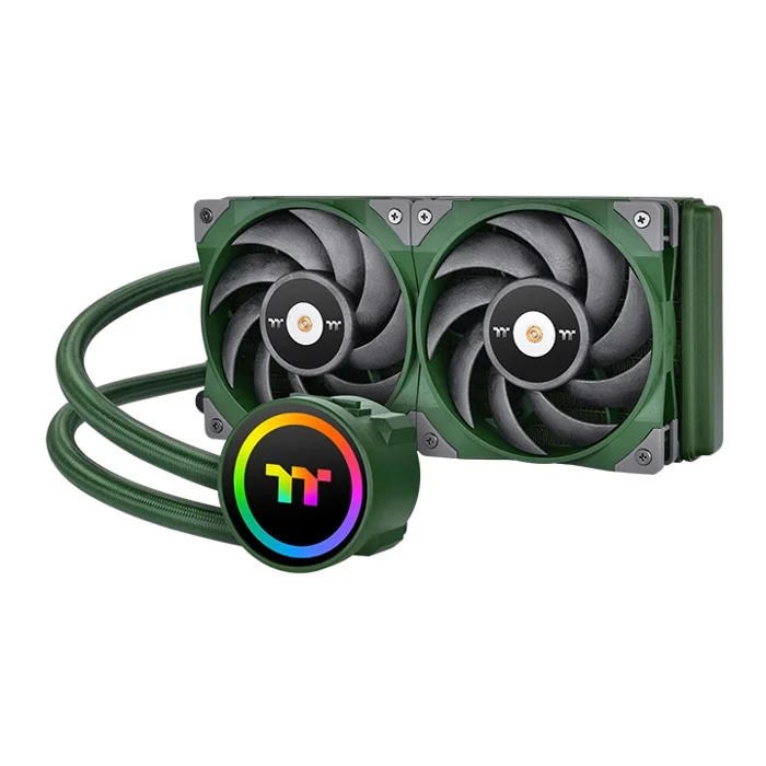 Thermaltake ToughLiquid 240 ARGB Sync Racing Green All-in-One Liquid Cooler - RIG-CL-W319-PL12RG-A