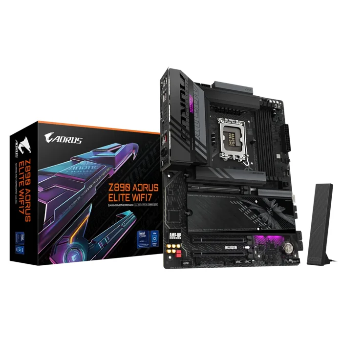 Gigabyte Z890 AORUS ELITE WiFi7 Motherboard For Intel LGA 1851 CPU - RIG-GA-Z890-AORUS ELITE-WIFI7