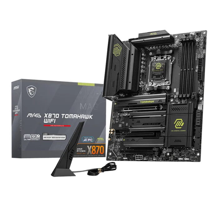 MSI MAG X870 TOMAHAWK WIFI AMD X870 Ryzen Socket AM5 ATX Desktop Motherboard - RIG-MAG X870 TOMAHAWK WIFI