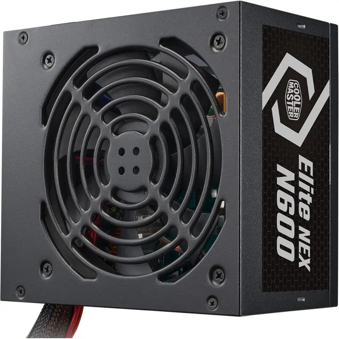 Cooler Master MPW-6001-ACBN-BEU Elite NEX N600 230V 600W Non-Modular Black Desktop Power Supply - RIG-MPW-6001-ACBW-BEU