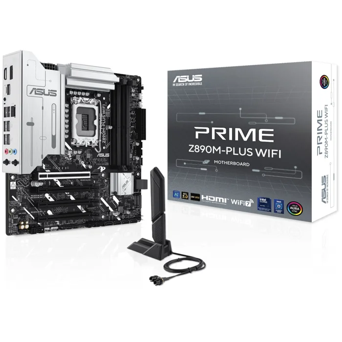Asus PRIME Z890M-PLUS WiFi Motherboard For Intel LGA 1851 CPU - RIG-PRIME Z890M-PLUS