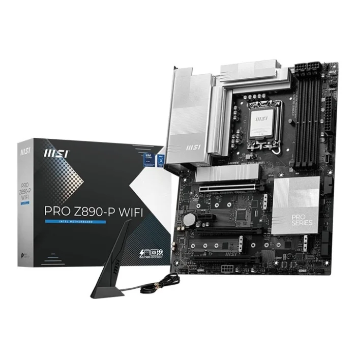 MSI PRO Z890-P WIFI Intel Z890 Arrow Lake LGA1851 ATX Desktop Motherboard - RIG-PRO Z890-P WIFI