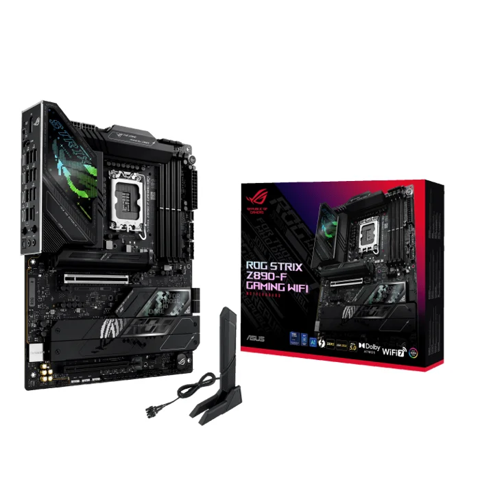 Asus ROG STRIX Z890-F Gaming WiFi Motherboard For Intel LGA 1851 CPU - RIG-STRIX Z890-F GAMING WIFI
