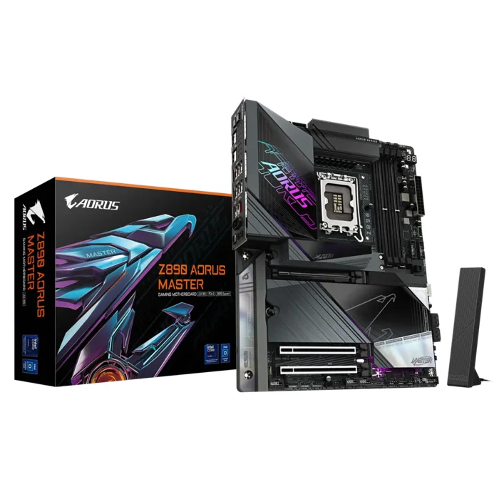 Gigabyte Z890 AORUS MASTER Motherboard For Intel LGA 1851 CPU - RIG-Z890 AORUS MASTER