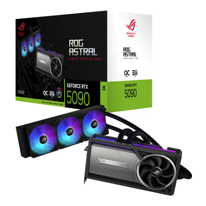 Asus GeForce RTX 5090 ROG ASTRAL Launch Editon OC 32GB Graphics Card - ROG-ASTRAL-LC-RTX5090-O32G-GAMING