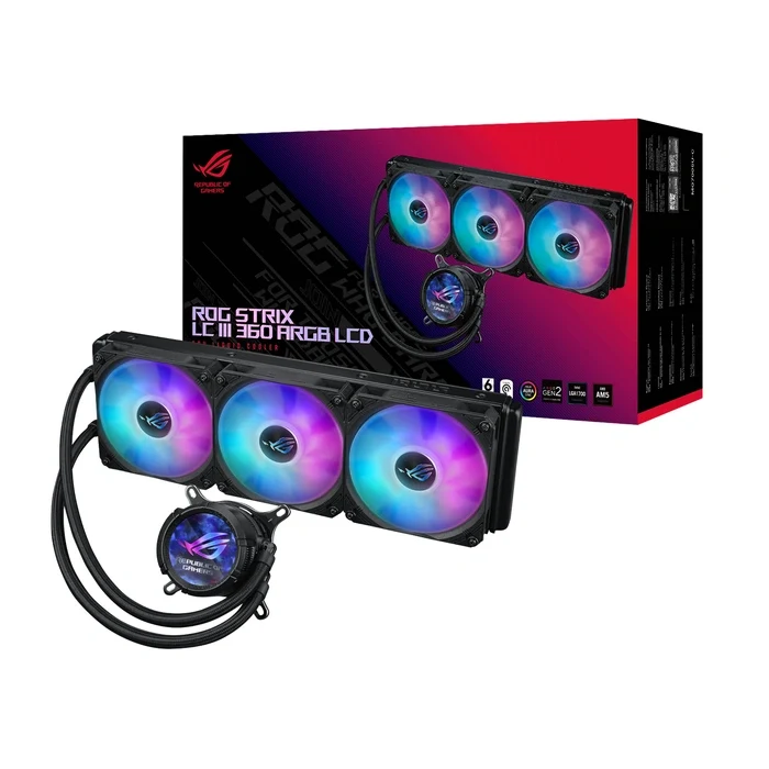 ASUS ROG STRIX LC III 360 ARGB LCD All-in-One CPU Liquid Cooler