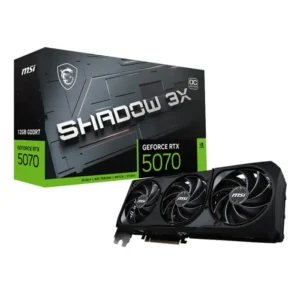 MSI GeForce RTX 5070 SHADOW 3X OC 12GB Graphics Card - RTX 5070 SHADOW 3X OC