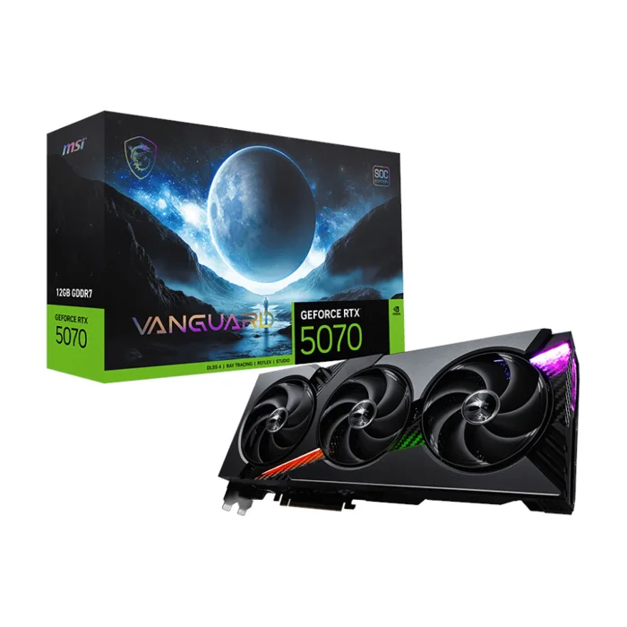 MSI GeForce RTX 5070 VANGUARD SOC 12GB Graphics Card - RTX 5070 VANGUARD SOC