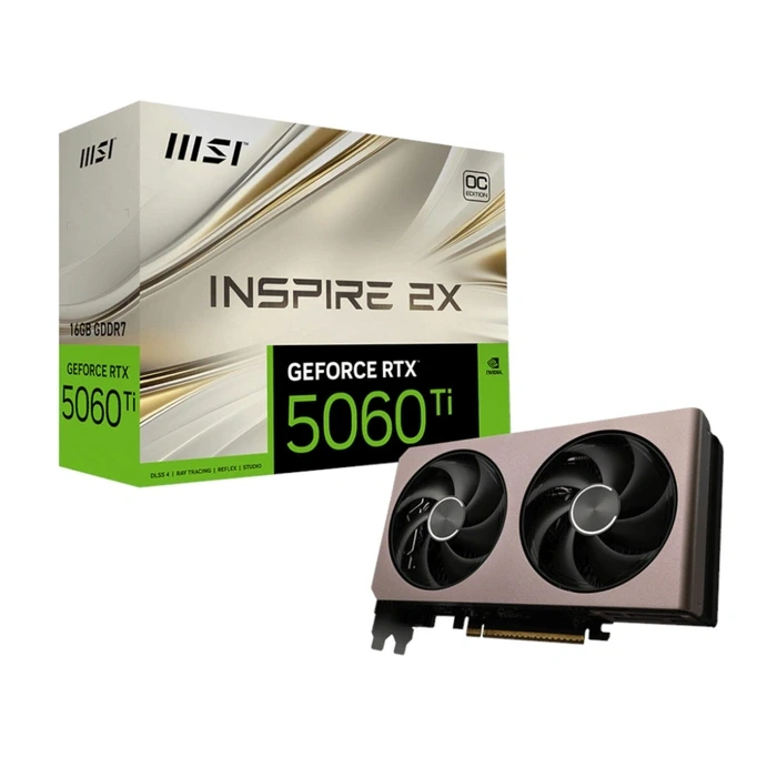 MSI - RTX5060TIINSPIRE2XOC16GB