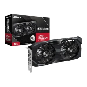 ASROCK RADEON RX 7600 CHALLENGER 8GB OC Graphics Card - RX7600CHALLENGER8GOC