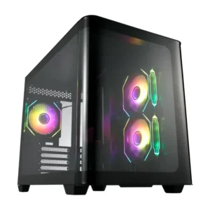 FSP S380 ARGB m-ATX Mid Tower Tempered Glass Gaming Case - S380-BA