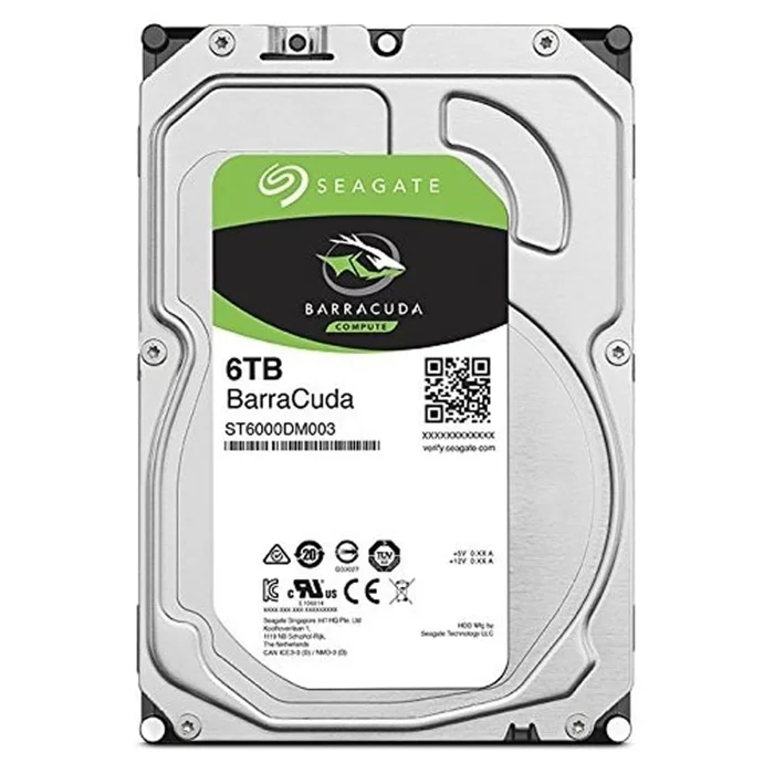 6TB Seagate Barracuda 3.5" Internal HDD - RIG-ST6000DM003