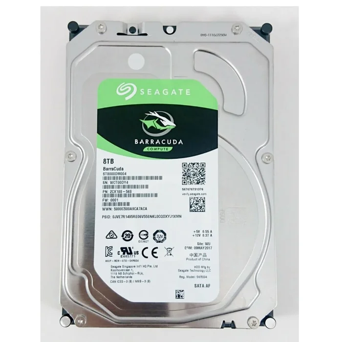 8TB Seagate Barracuda 3.5" Internal HDD - RIG-ST8000DM004