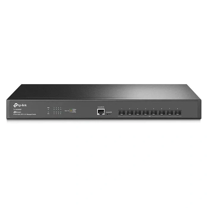 TP-Link SX3008F Omada 8-Port 10Gb SFP+ L2+ Managed Switch
