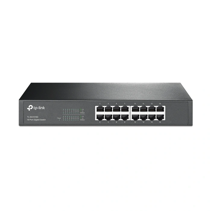 TP-Link TL-SG1016D 16-Port Gigabit Ethernet Unmanaged Network Switch