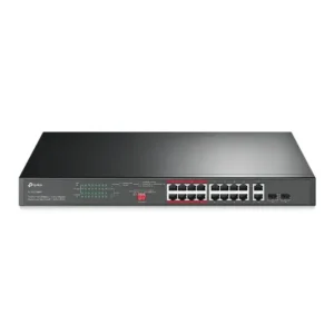 TP-Link 16-Port Rackmount Swith With 16 Port POE - TL-SL1218MP