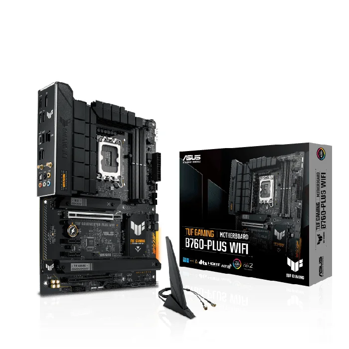 Asus TUF GAMING B760 PLUS WiFi Motherboard For LGA 1700 CPU - TUF GAMING B760-PLUS WIFI
