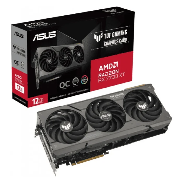 Asus TUF Gaming RX 7700 XT OC 12GB GDDR6 Graphics Card - TUF-RX7700XT-O12G-GAMING