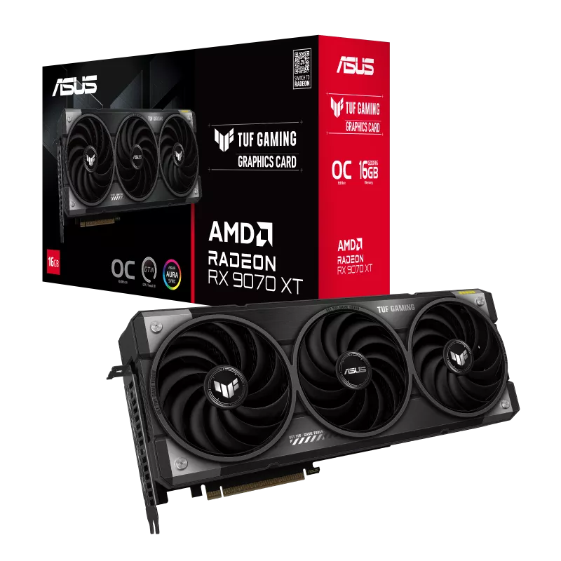 Asus RX 9070 XT TUF GAMING OC 16GB Graphics Card