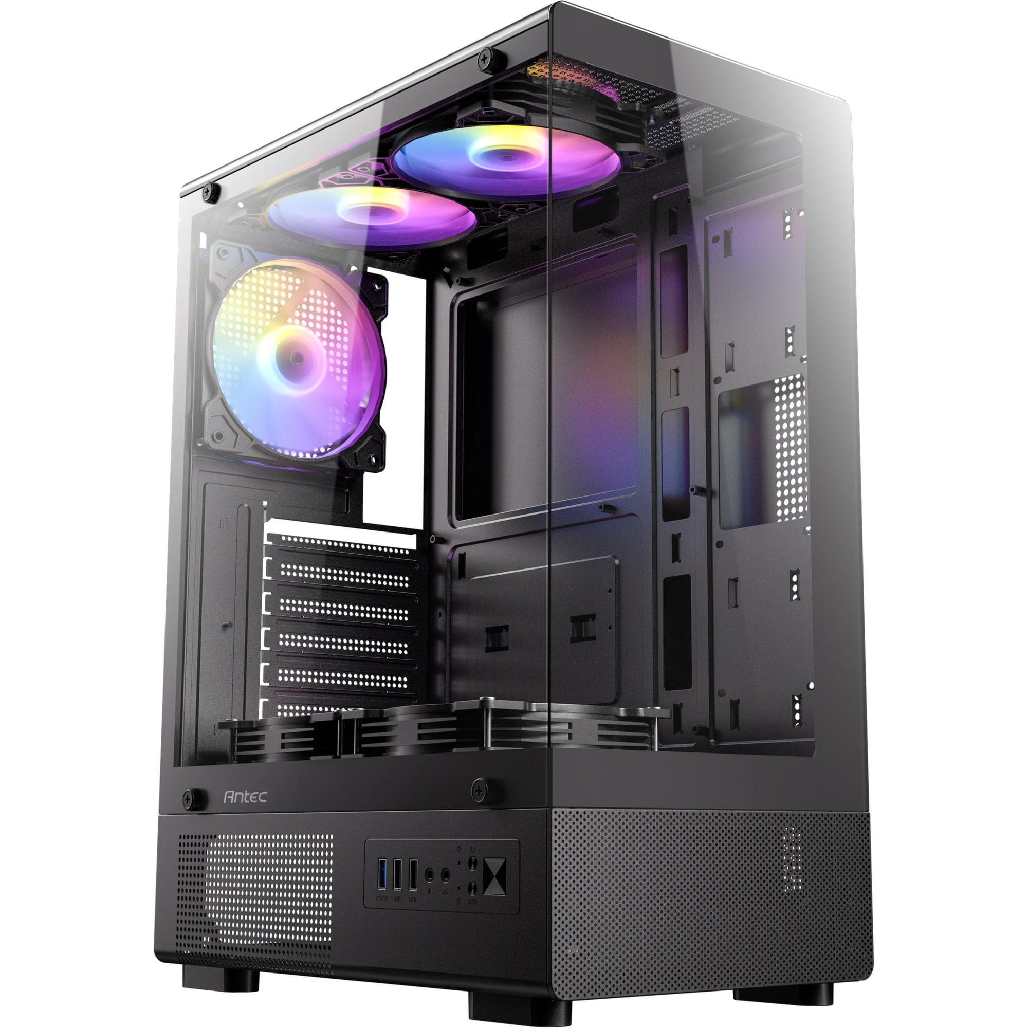 Antec VCX200 RGB ELITE Tempered Glass ATX Gaming Case
