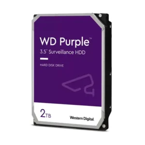 2TB Western Digital Purple 3.5" Internal Surveillance Hard Disk Drive (HDD) - WD23PURZ