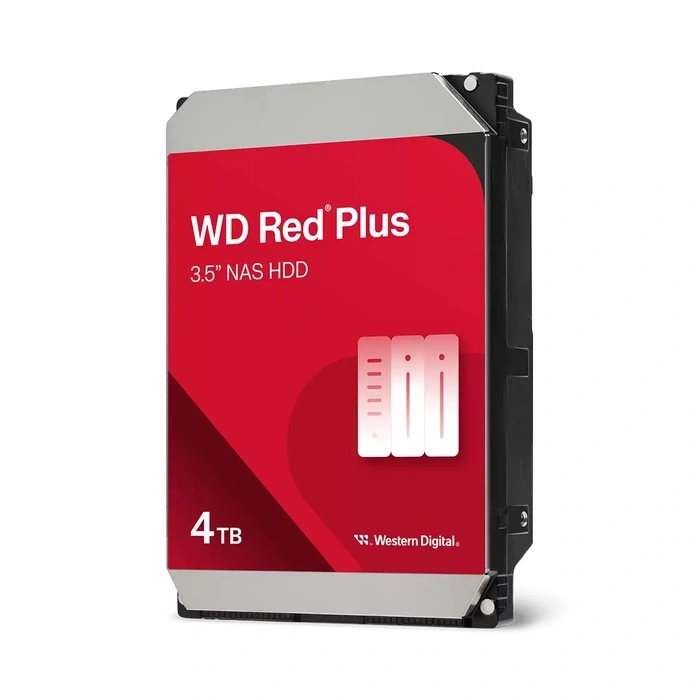 4TB Western Digital WD40EFZZ 3.5" Red Plus SATA Hard Drive