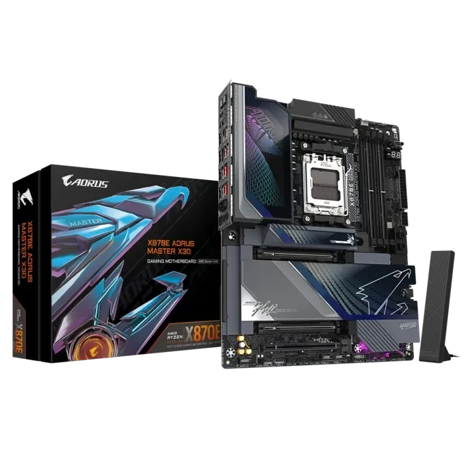 Gigabyte X870E AORUS MASTER X3D AMD Socket AM5 Motherboard