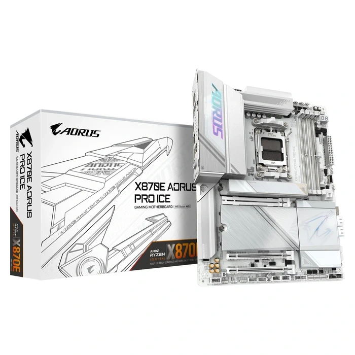 Gigabyte X870E AP X3D WIFI ICE ATX AM5 Motherboard
