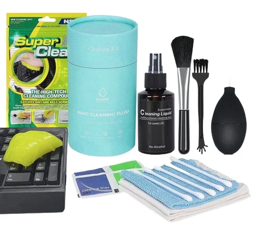 Electronic cleaning supplies