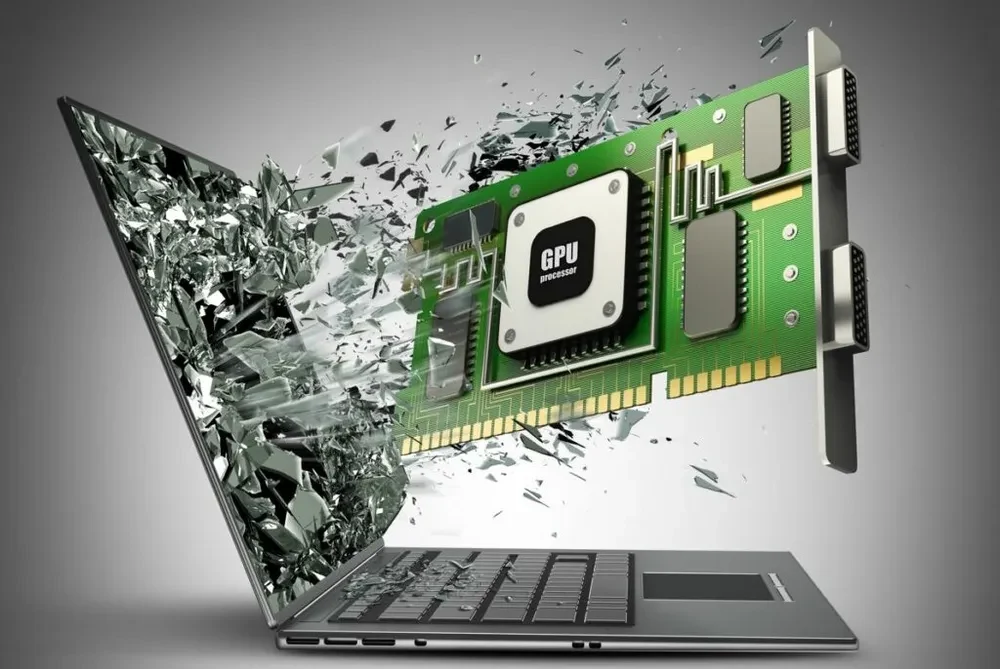 GPU crashing out of laptop display