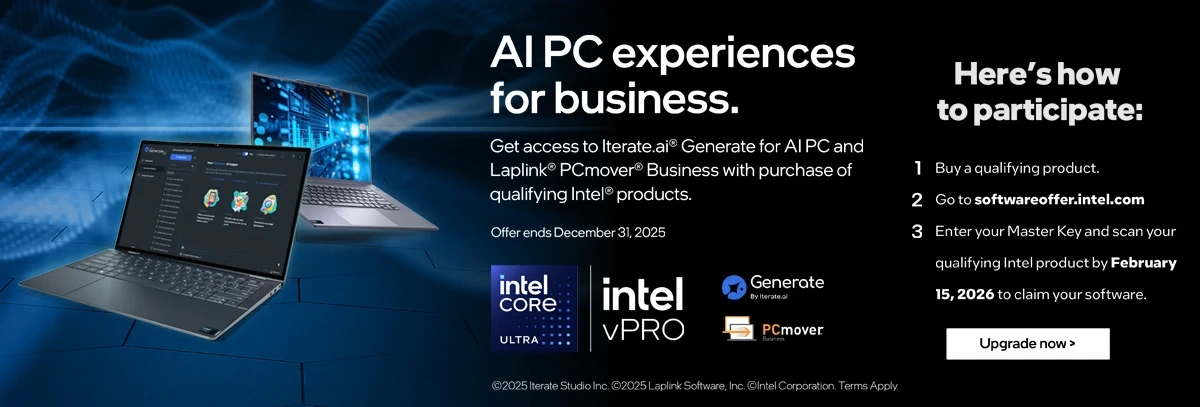 Intel Software AI PCs