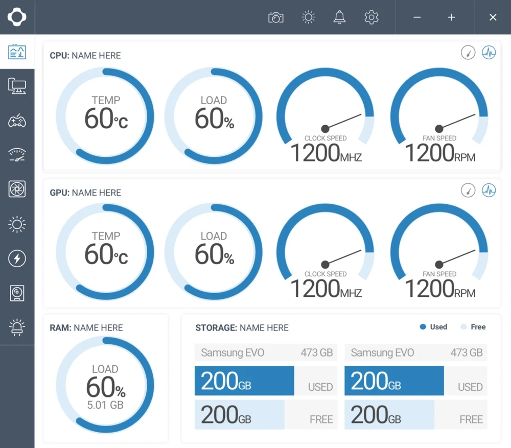 NZXT CAM settings