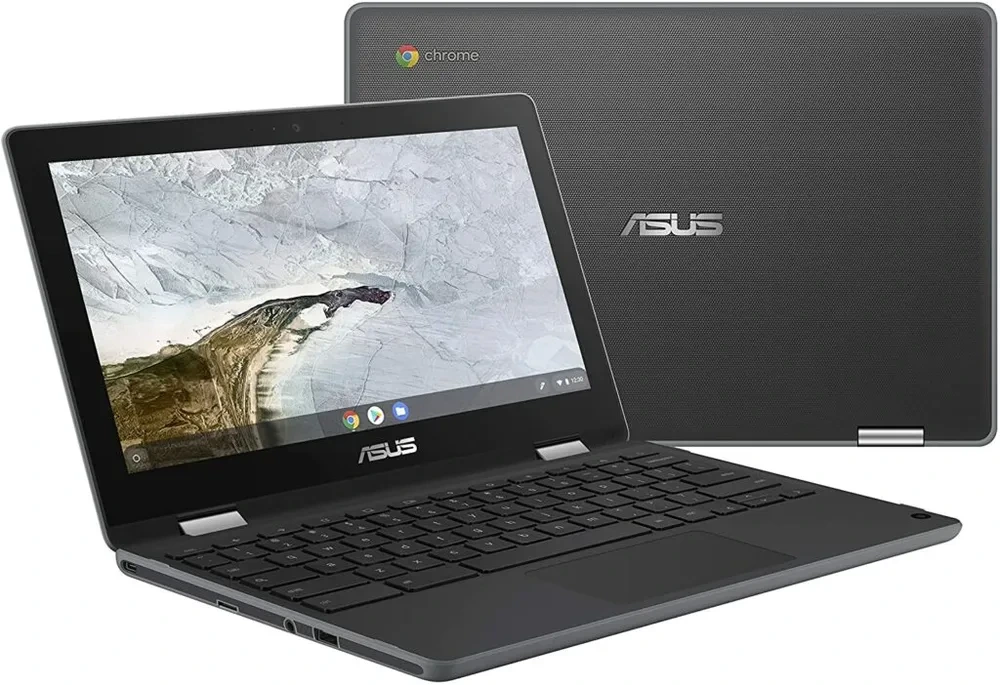 The handsome 11.6″ Asus Chromebook Flip C214